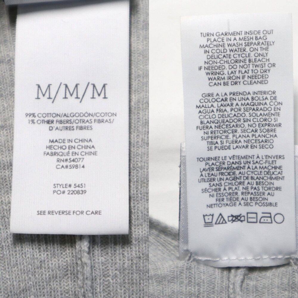 Cabi Size M Watson Pullover Sweater 5451 Double V Neck Light Gray - Picture 10 of 10